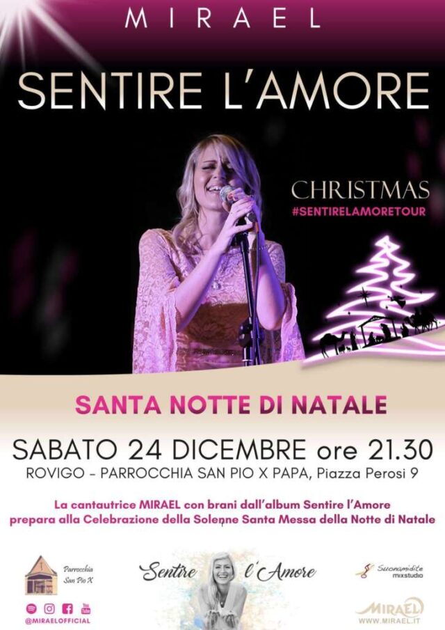 Locandina ROVIGO SENTIRE L'AMORE CHRISTMAS
