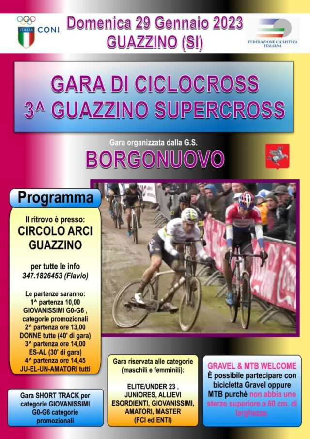 Guazzino Supercross 29012023 locandina