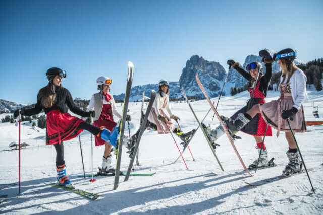 DOLOMITES Dirndl Ski Day