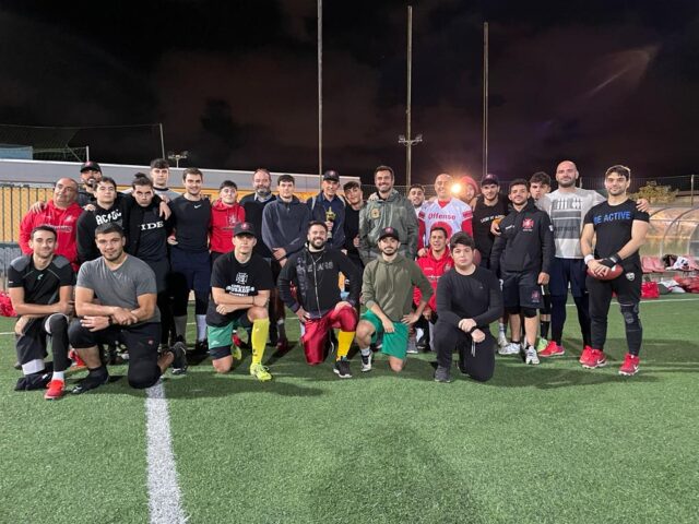 Durante un allenamento a Monte Claro