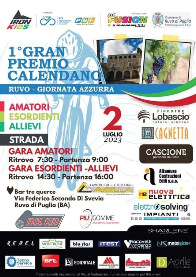 Gran Premio Calendano 02072023 locandina