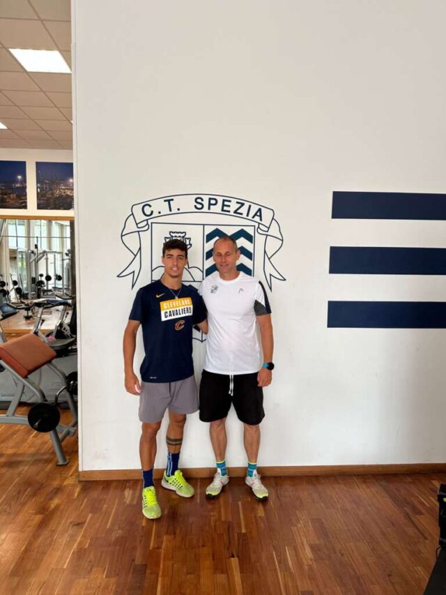Gregorio Morachioli al Circolo Tennis Spezia