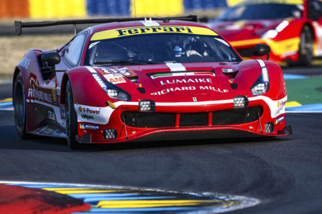Rovera action Ferrari488 LeMans2023 phFerrari.com