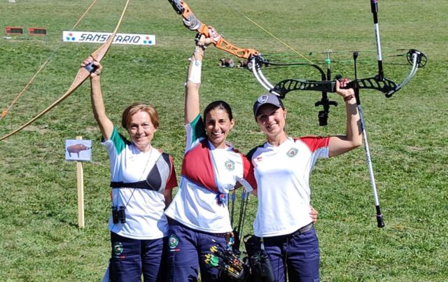 Iuana Bassi, Cinzia Nosiglia e Irene Franchini campionesse d'Europa 3D a squadre