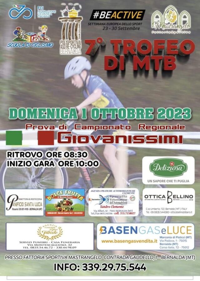 Trofeo Fattoria Sportiva Mastrangelo 01102023 locandina