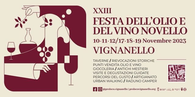 Festa dell’Olio e del Vino Novello di Vignanello Festa dell’Olio e del Vino Novello di Vignanello