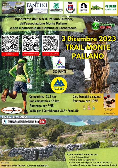 Trail Monte Pallano Trail Monte Pallano