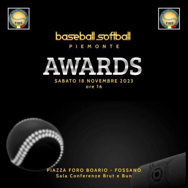 Baseball Softball Piemonte Awards Baseball Softball Piemonte Awards