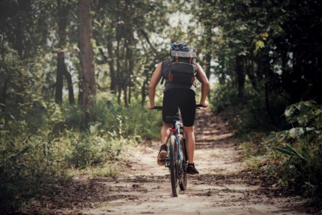 Cyclist On Sunny Day.Bike Adventure Travel Photo Comprare una bici usata è conveniente? Le considerazioni da fare