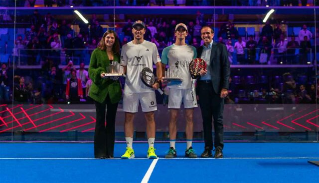premiazione-galan-lebron Padel, Galan-Ebron e Brea-Gonzalez re e regine di Milano