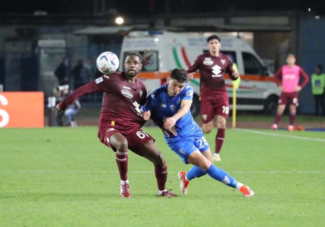 Empoli-Torino 3-2: vittoria degli Azzurri in pieno recupero Empoli-Torino 3-2: vittoria degli Azzurri in pieno recupero