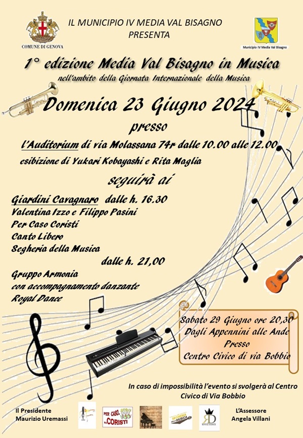 Val Bisagno in Musica Val Bisagno in Musica