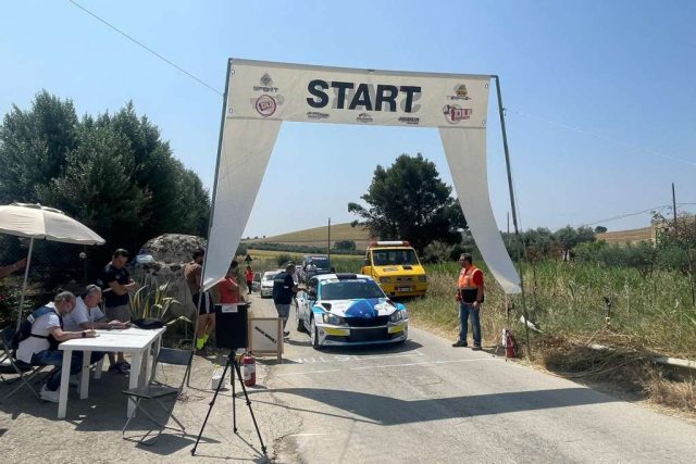 Start 1 Tappa San Cataldo Rally di Caltanissetta