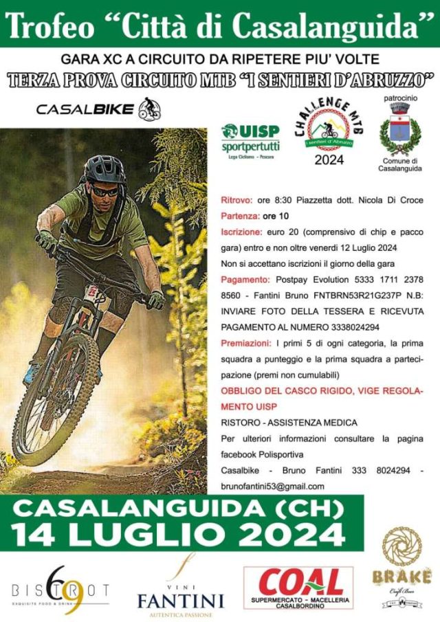 Trofeo Città di Casalanguida 14072024 locandina