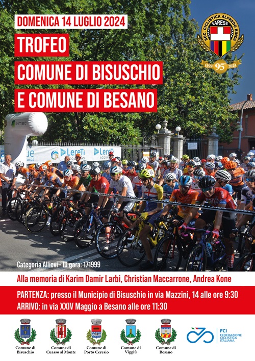 Trofeo Comune di Bisuschio e Comune di Besano Trofeo Comune di Bisuschio e Comune di Besano
