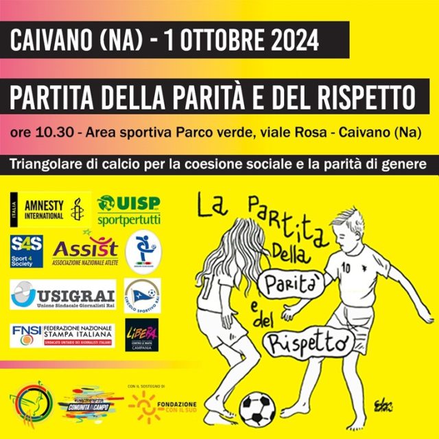 La Partita della Parità e del Rispetto La Partita della Parità e del Rispetto