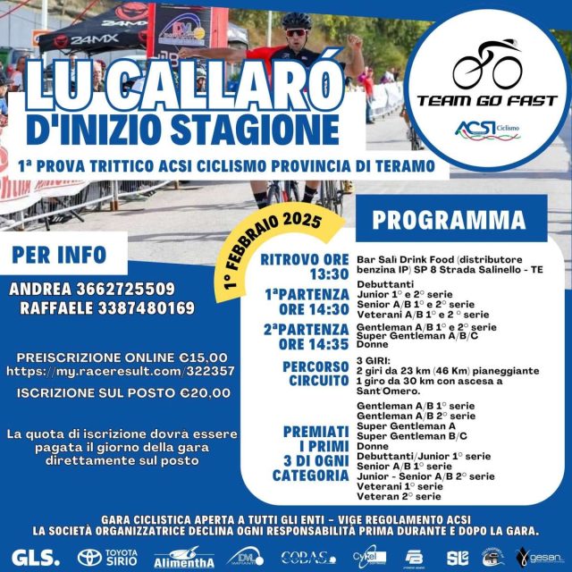 Lu Callarò di Inizio Stagione 01022025 locandina