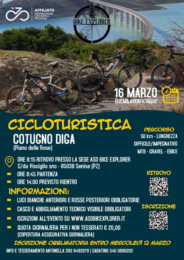 Cicloturistica Cotugno Diga Cicloturistica Cotugno Diga