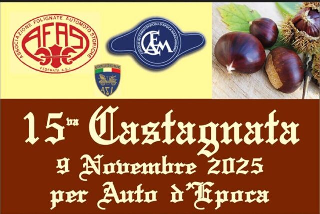 Castagnata per auto d'epoca