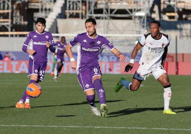 Fiorentina-Milan 1-1, Viola frizzante ma non basta