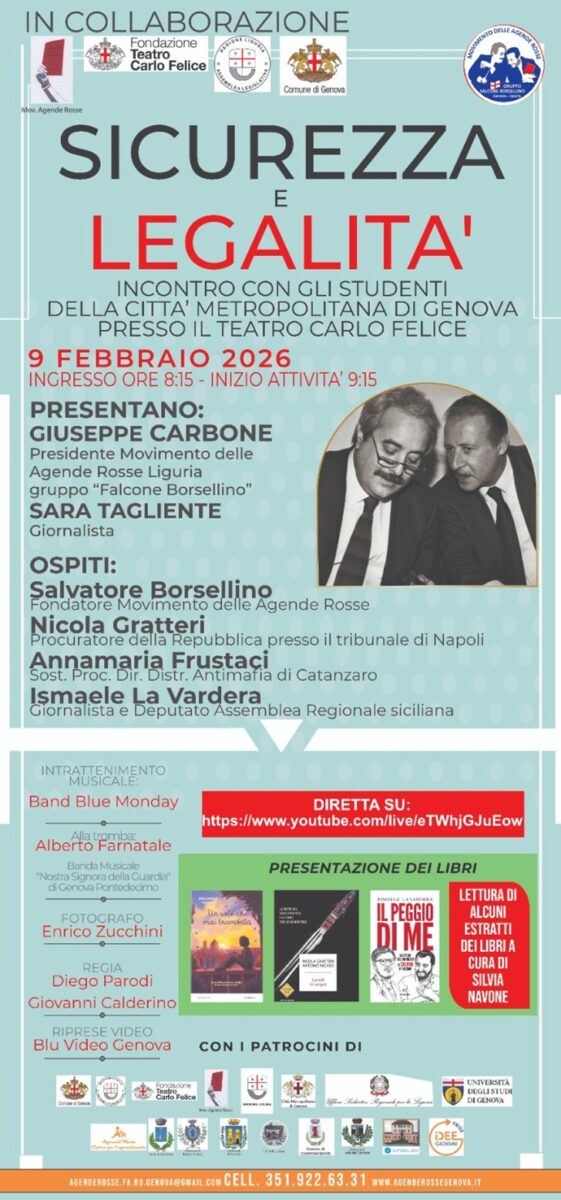 Movimento delle Agende Rosse Liguria Movimento delle Agende Rosse Liguria