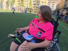 A Milano Michele Croce esordisce come arbitro ufficiale in carozzina Michele Croce
