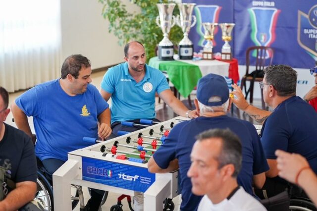 calcio balilla paralimpico