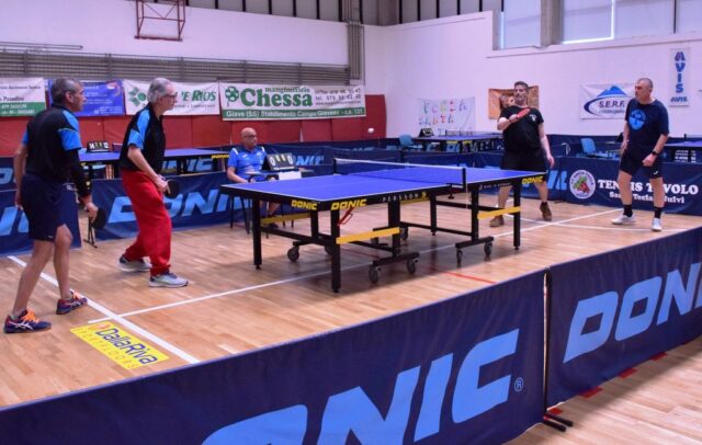 Durante la finale del doppio master (Foto Sergio Ruiu)