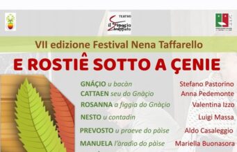 Sabato 6 giugno al Teatro Il Sipario Strappato di Arenzano “E rostîe sotto a çénie” Teatro Il Sipario Strappato
