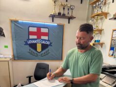 Mister Calise al Levanto dove Agata passa ds e Sassarini dg Levanto