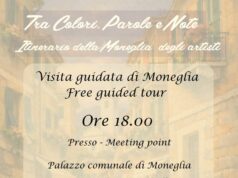 Itinerario della Moneglia degli artisti, Sabato 20 giugno 2026 Moneglia