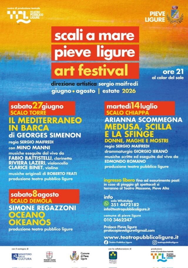 Scali a mare Pieve Ligure Art Festival Scali a mare Pieve Ligure Art Festival