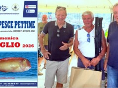 LNI Varazze: la coppia Fazio-Cerruti prima al raduno di pesca al “Pesce Pettine” 2026 LNI Varazze