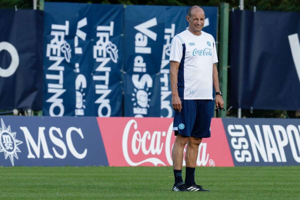 Max Allegri in campo PH Antonio Balasco