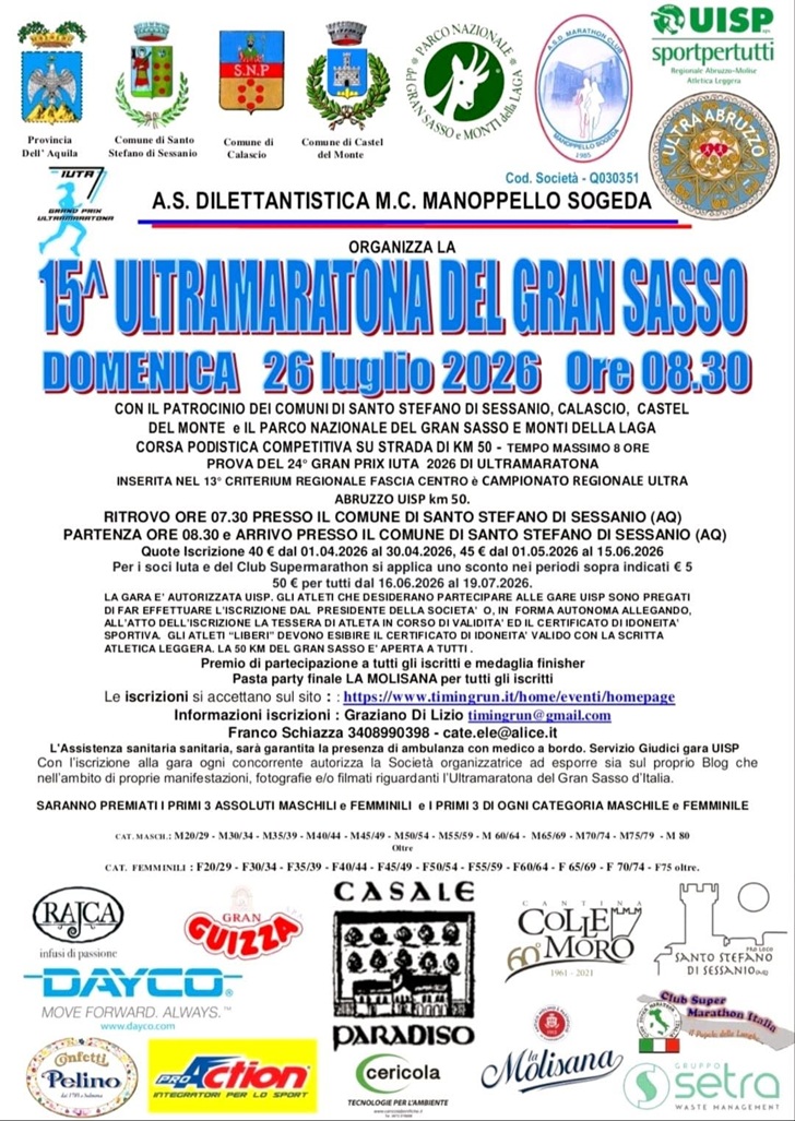 Ultramaratona del Gran Sasso Ultramaratona del Gran Sasso