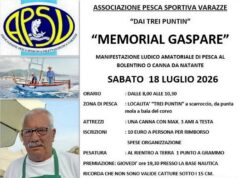 Varazze: la coppia Silvagno-Di Chiazza si aggiudica il raduno di pesca “Estate in barca” Varazze