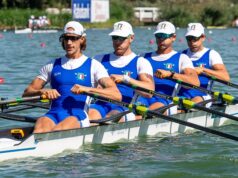 Canottaggio, Mondiali Assoluti: miglior tempo per il quattro di coppia maschile in batteria Canottaggio