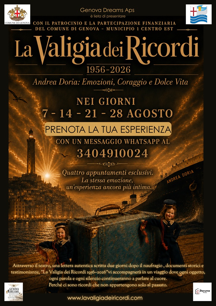 La Valigia dei Ricordi 1956-2026 La Valigia dei Ricordi 1956-2026