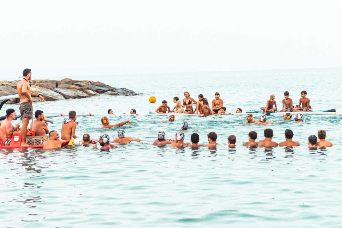Partita beach waterpolo cup imperia