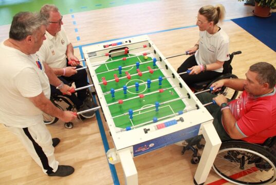 Campionati italiani di calcio balilla paralimpico: a Jesolo la sesta edizione Calcio balilla paralimpico