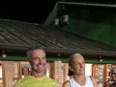 Paolo Poggianti del Circolo Tennis Spezia è campione italiano Over 55 di doppio misto Circolo Tennis Spezia