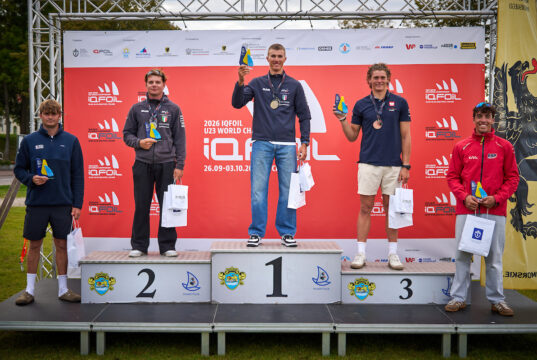 Windsurf giovanile/Leonardo Tomasini campione del mondo Under 23 iQFoil