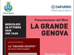 Recco: presentazione del libro “La Grande Genova nei versi e nelle immagini” di Francesco De Nicola Recco
