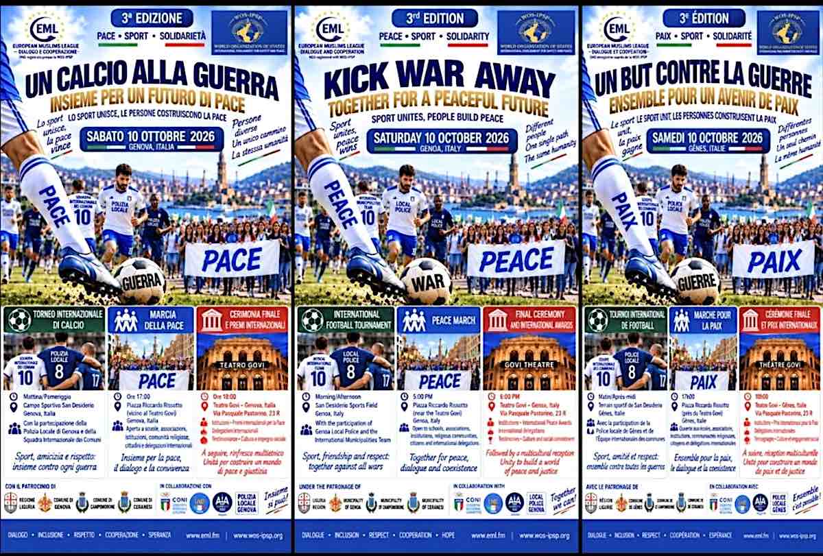 Genova, oggi la Marcia per la Pace con Silvia Salis: calcio e ospiti internazionali per «Kick War Away» Genova, oggi la Marcia per la Pace con Silvia Salis: calcio e ospiti internazionali per «Kick War Away»